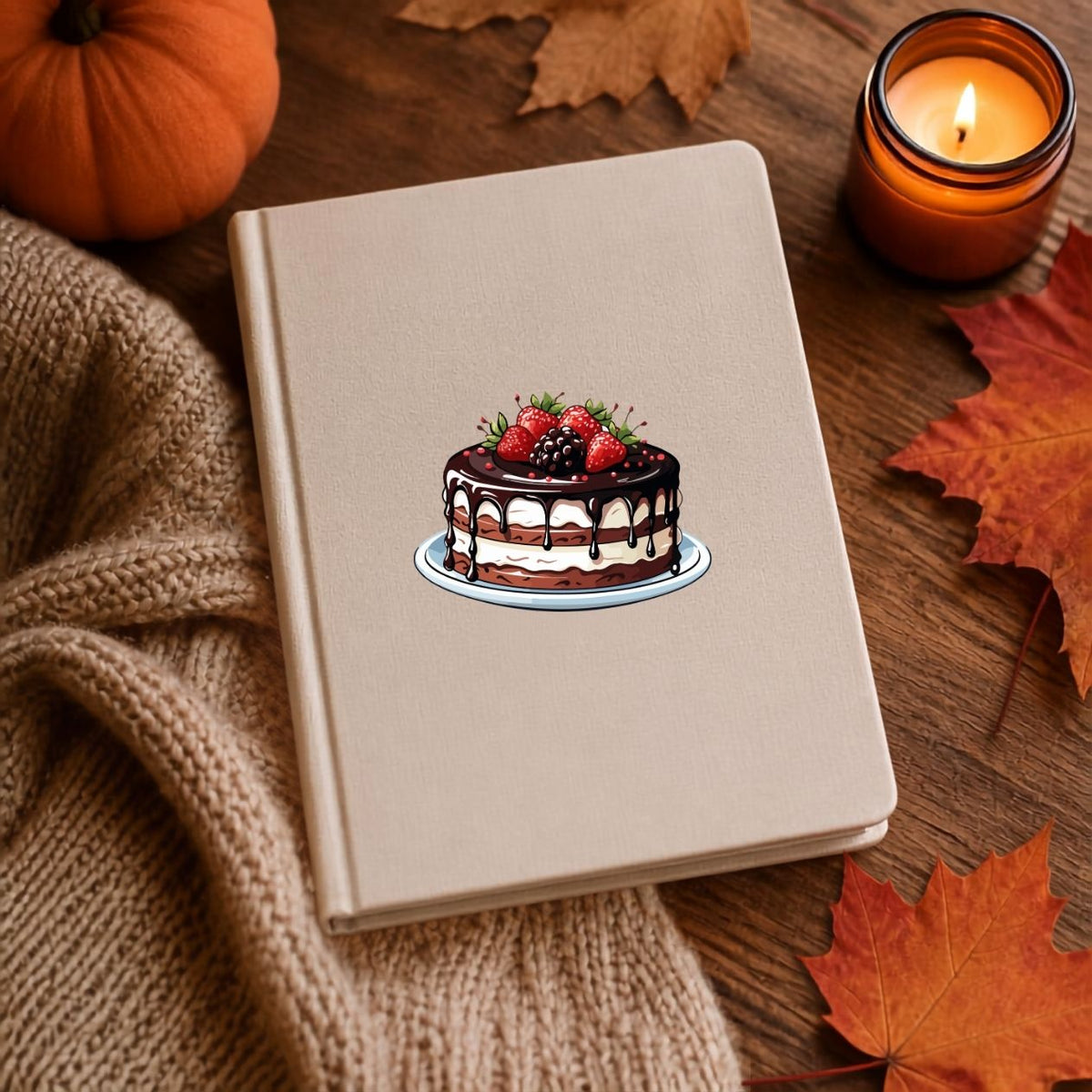Cozy Fall Bakery Stickers | Autumn Coffee & Pumpkin Spice Stickers | Fall Food Planner Stickers | Printable Baking Clipart PNG